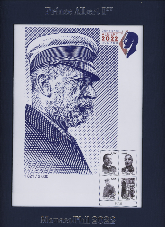 MONACOPHIL 2022, BF 107, neuf **, TTB