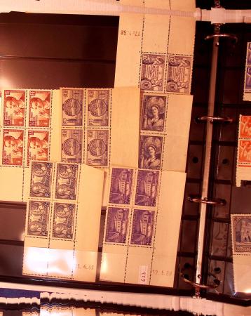 1900-1955, Important lot de coins datés classés par