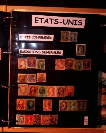 1880-1960, Collection du monde avec des timbres anciens