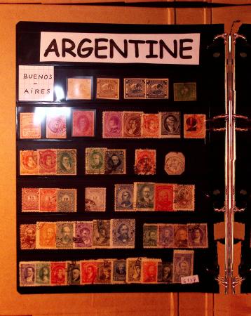 1880-1960, Collection du monde avec des timbres anciens