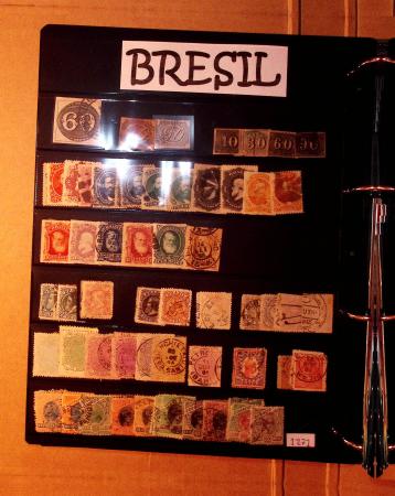 1880-1960, Collection du monde avec des timbres anciens