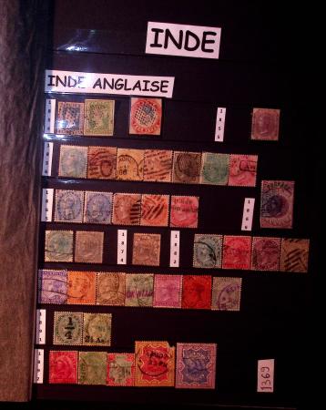 1880-1960, Collection du monde avec des timbres anciens