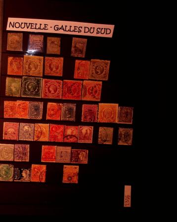 1880-1960, Collection du monde avec des timbres anciens