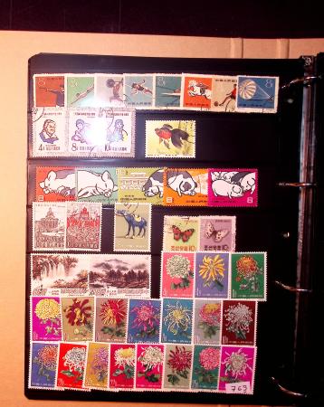 1880-1960, Collection du monde avec des timbres anciens