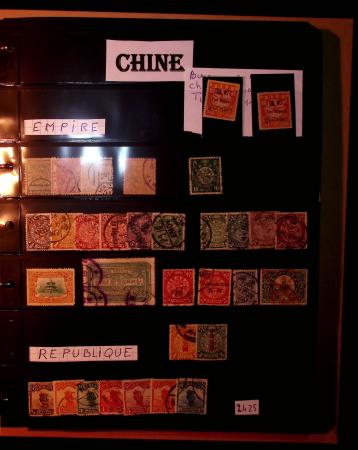1880-1960, Collection du monde avec des timbres anciens