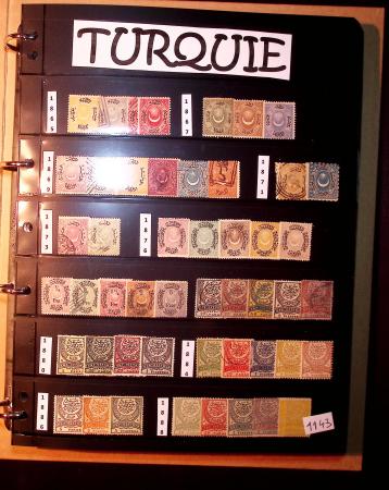 1880-1960, Collection du monde avec des timbres anciens