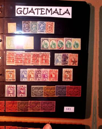 1880-1960, Collection du monde avec des timbres anciens