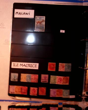 1880-1960, Collection du monde avec des timbres anciens