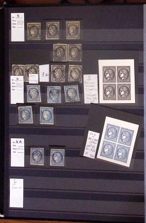 1849-1906, Collection en 4 classeurs, dont un comprenant