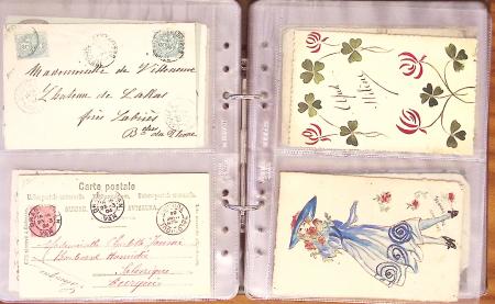 1908-1929, Collection en 9 classeurs comprenant plus