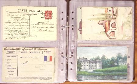 1908-1929, Collection en 9 classeurs comprenant plus