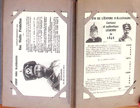 1908-1929, Collection en 9 classeurs comprenant plus