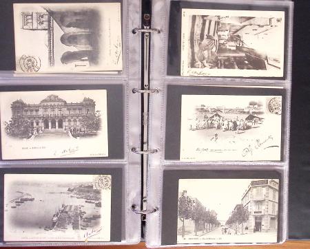 1908-1929, Collection en 9 classeurs comprenant plus