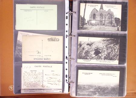1908-1929, Collection en 9 classeurs comprenant plus