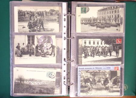 1908-1929, Collection en 9 classeurs comprenant plus