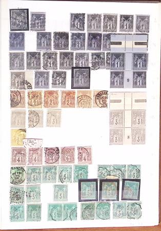 1849-1986, Collection en 3 classeurs, riche en classiques