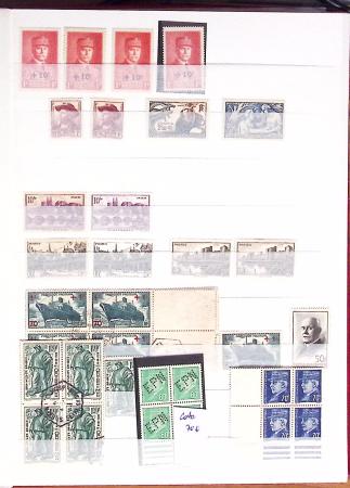 1849-1986, Collection en 3 classeurs, riche en classiques