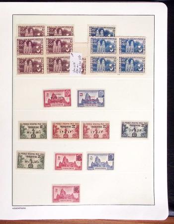 1891-1944, Collection en 4 classeurs dont 3 de cartes