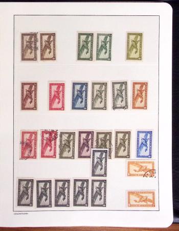 1891-1944, Collection en 4 classeurs dont 3 de cartes