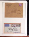 1891-1944, Collection en 4 classeurs dont 3 de cartes