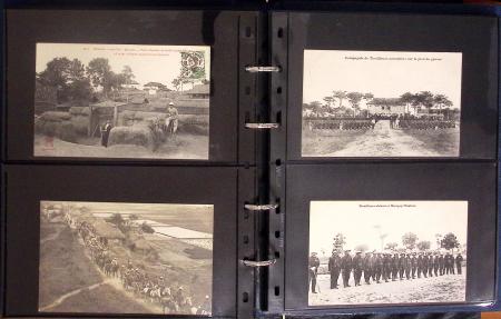 1891-1944, Collection en 4 classeurs dont 3 de cartes