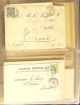 1891-1944, Collection en 4 classeurs dont 3 de cartes
