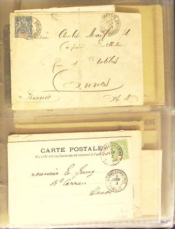 1891-1944, Collection en 4 classeurs dont 3 de cartes