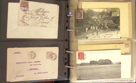 1891-1944, Collection en 4 classeurs dont 3 de cartes
