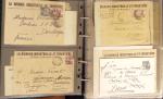 1891-1944, Collection en 4 classeurs dont 3 de cartes