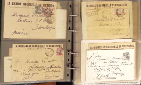 1891-1944, Collection en 4 classeurs dont 3 de cartes