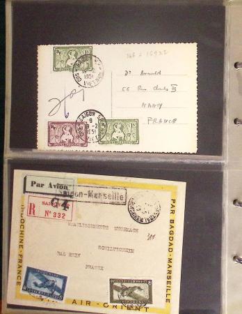 1891-1944, Collection en 4 classeurs dont 3 de cartes