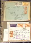 1891-1944, Collection en 4 classeurs dont 3 de cartes