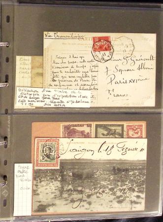 1891-1944, Collection en 4 classeurs dont 3 de cartes