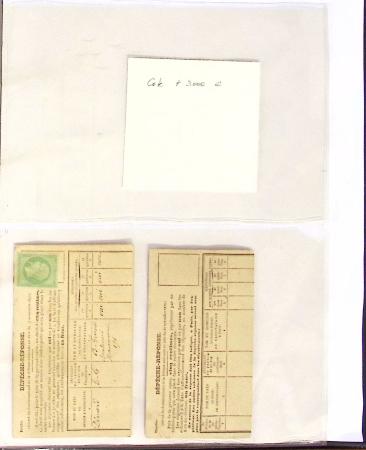 GUERRE 1870/71, Classeur avec 20 lettres et quelques