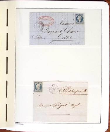 1849-1902, Solide ensemble de lettres en album avec