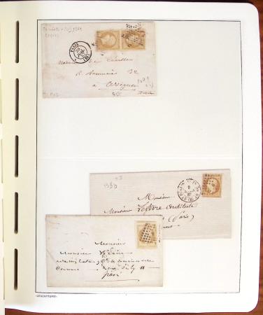 1849-1902, Solide ensemble de lettres en album avec