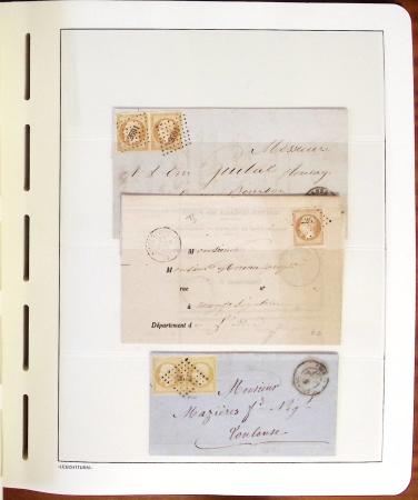 1849-1902, Solide ensemble de lettres en album avec