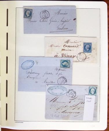 1849-1902, Solide ensemble de lettres en album avec