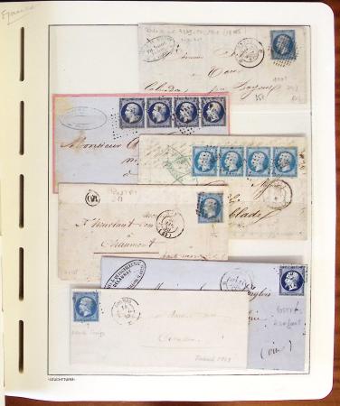 1849-1902, Solide ensemble de lettres en album avec