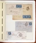 1849-1902, Solide ensemble de lettres en album avec