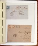 1849-1902, Solide ensemble de lettres en album avec