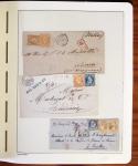 1849-1902, Solide ensemble de lettres en album avec