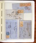 1849-1902, Solide ensemble de lettres en album avec