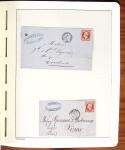 1849-1902, Solide ensemble de lettres en album avec