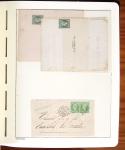 1849-1902, Solide ensemble de lettres en album avec