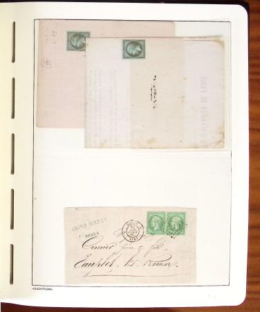 1849-1902, Solide ensemble de lettres en album avec
