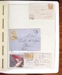 1849-1902, Solide ensemble de lettres en album avec