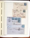 1849-1902, Solide ensemble de lettres en album avec