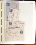 1849-1902, Solide ensemble de lettres en album avec