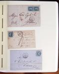 1849-1902, Solide ensemble de lettres en album avec